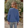 imagePRETTYGARDEN Womens Fall 2025 Pullover Sweater Casual Long Sleeve Loose Chunky Knit Tops Blouse Winter Fashion ClothingBlue