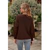 imagePRETTYGARDEN Womens Fall 2025 Pullover Sweater Casual Long Sleeve Loose Chunky Knit Tops Blouse Winter Fashion ClothingCoffee
