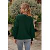 imagePRETTYGARDEN Womens Fall 2025 Pullover Sweater Casual Long Sleeve Loose Chunky Knit Tops Blouse Winter Fashion ClothingDark Green