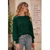 imagePRETTYGARDEN Womens Fall 2025 Pullover Sweater Casual Long Sleeve Loose Chunky Knit Tops Blouse Winter Fashion ClothingDark Green