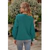 imagePRETTYGARDEN Womens Fall 2025 Pullover Sweater Casual Long Sleeve Loose Chunky Knit Tops Blouse Winter Fashion ClothingGreen