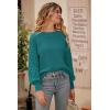 imagePRETTYGARDEN Womens Fall 2025 Pullover Sweater Casual Long Sleeve Loose Chunky Knit Tops Blouse Winter Fashion ClothingGreen