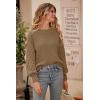 imagePRETTYGARDEN Womens Fall 2025 Pullover Sweater Casual Long Sleeve Loose Chunky Knit Tops Blouse Winter Fashion ClothingKhaki