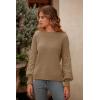 imagePRETTYGARDEN Womens Fall 2025 Pullover Sweater Casual Long Sleeve Loose Chunky Knit Tops Blouse Winter Fashion ClothingKhaki