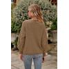 imagePRETTYGARDEN Womens Fall 2025 Pullover Sweater Casual Long Sleeve Loose Chunky Knit Tops Blouse Winter Fashion ClothingKhaki