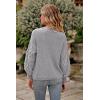 imagePRETTYGARDEN Womens Fall 2025 Pullover Sweater Casual Long Sleeve Loose Chunky Knit Tops Blouse Winter Fashion ClothingLight Grey