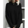 imagePRETTYGARDEN Womens Sweaters 2025 Fall Long Sleeve Casual Crewneck Chunky Pullover Cute Knit Sweater Winter TopsBlack