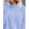 imagePRETTYGARDEN Womens Sweaters 2025 Fall Long Sleeve Casual Crewneck Chunky Pullover Cute Knit Sweater Winter TopsLight Blue