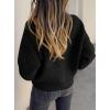 imagePRETTYGARDEN Cardigan Sweaters for Women Trendy Fall 2025 Long Sleeve Button Down Oversized Chunky Knit Sweater OuterwearBlack
