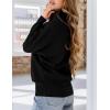 imagePRETTYGARDEN Womens Sweaters Fall Fashion 2025 Casual Loose Turtleneck Batwing Long Sleeve Knit Sweater Pullover TopsBlack