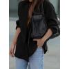 imagePRETTYGARDEN Fall 2025 Blazers for Women Business Casual Long Sleeve Lapel Pockets Dressy Suit Jackets Work Office ClothesBlack