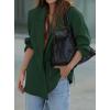 imagePRETTYGARDEN Fall 2025 Blazers for Women Business Casual Long Sleeve Lapel Pockets Dressy Suit Jackets Work Office ClothesDark Green