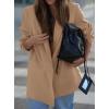 imagePRETTYGARDEN Fall 2025 Blazers for Women Business Casual Long Sleeve Lapel Pockets Dressy Suit Jackets Work Office ClothesKhaki