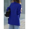 imagePRETTYGARDEN Fall 2025 Blazers for Women Business Casual Long Sleeve Lapel Pockets Dressy Suit Jackets Work Office ClothesRoyal Blue