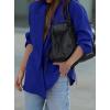 imagePRETTYGARDEN Fall 2025 Blazers for Women Business Casual Long Sleeve Lapel Pockets Dressy Suit Jackets Work Office ClothesRoyal Blue
