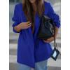 imagePRETTYGARDEN Fall 2025 Blazers for Women Business Casual Long Sleeve Lapel Pockets Dressy Suit Jackets Work Office ClothesRoyal Blue