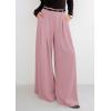 imagePRETTYGARDEN Womens Fall Wide Leg Trousers 2025 High Elastic Waist Loose Pleated Long Flowy Palazzo Work Pants with PocketsPink