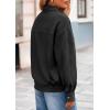 imagePRETTYGARDEN Womens Faux Suede Motorcycle Jacket Trendy Fall Fashion 2025 Oversized Zip Up Coats Winter Clothes OuterwearBlack