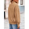 imagePRETTYGARDEN Womens Faux Suede Motorcycle Jacket Trendy Fall Fashion 2025 Oversized Zip Up Coats Winter Clothes OuterwearKhaki