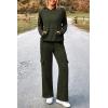 imagePRETTYGARDEN 2 Piece Sets For Women Fall 2025 Sweatsuits Outfits Lounge Matching Hoodie Set Travel Track Suits Winter ClothesArmy Green
