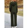 imagePRETTYGARDEN 2 Piece Sets For Women Fall 2025 Sweatsuits Outfits Lounge Matching Hoodie Set Travel Track Suits Winter ClothesArmy Green