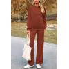 imagePRETTYGARDEN 2 Piece Sets For Women Fall 2025 Sweatsuits Outfits Lounge Matching Hoodie Set Travel Track Suits Winter ClothesBrick Red