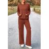 imagePRETTYGARDEN 2 Piece Sets For Women Fall 2025 Sweatsuits Outfits Lounge Matching Hoodie Set Travel Track Suits Winter ClothesBrick Red