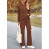 imagePRETTYGARDEN 2 Piece Sets For Women Fall 2025 Sweatsuits Outfits Lounge Matching Hoodie Set Travel Track Suits Winter ClothesBrown