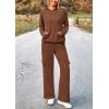 imagePRETTYGARDEN 2 Piece Sets For Women Fall 2025 Sweatsuits Outfits Lounge Matching Hoodie Set Travel Track Suits Winter ClothesBrown