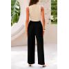 imagePRETTYGARDEN 2 Piece Sets for Women 2025 Summer Sleeveless Tank Ribbed Travel Beach Vacation Spring Lounge Wear OutfitsApricot Black