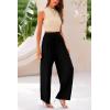 imagePRETTYGARDEN 2 Piece Sets for Women 2025 Summer Sleeveless Tank Ribbed Travel Beach Vacation Spring Lounge Wear OutfitsApricot Black