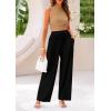 imagePRETTYGARDEN 2 Piece Sets for Women 2025 Summer Sleeveless Tank Ribbed Travel Beach Vacation Spring Lounge Wear OutfitsCamel Black