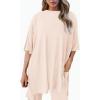 imagePRETTYGARDEN Two Piece Sets For Women Summer Fashion Lounge Matching Set 2025 Travel Vacation Airport Outfits ClothingBeige