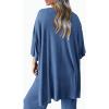 imagePRETTYGARDEN Two Piece Sets For Women Summer Fashion Lounge Matching Set 2025 Travel Vacation Airport Outfits ClothingBlue