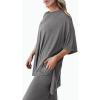 imagePRETTYGARDEN Two Piece Sets For Women Summer Fashion Lounge Matching Set 2025 Travel Vacation Airport Outfits ClothingDark Grey