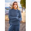imagePRETTYGARDEN Two Piece Sets for Women 2025 Pullover Sweater High Waisted Sweatpants Tracksuit Lounge Set Fall Winter OutfitsDark Blue