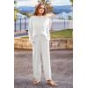 imagePRETTYGARDEN Two Piece Sets for Women 2025 Pullover Sweater High Waisted Sweatpants Tracksuit Lounge Set Fall Winter OutfitsWhite
