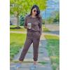 imagePRETTYGARDEN Women Fall 2 Piece Lounge Outfit Long Sleeve Tops High Waisted Jogger Pants Set Spring Travel Clothes TracksuitGrey