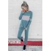 imagePRETTYGARDEN Womens 2 Piece Sets 2025 Long Sleeve Tops High Waisted Sweatpants Lounge Set Fall Fashion Travel OutfitsBlue