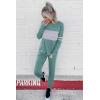 imagePRETTYGARDEN Womens 2 Piece Sets 2025 Long Sleeve Tops High Waisted Sweatpants Lounge Set Fall Fashion Travel OutfitsFruit Green
