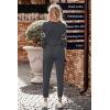 imagePRETTYGARDEN Womens 2 Piece Sets 2025 Long Sleeve Tops High Waisted Sweatpants Lounge Set Fall Fashion Travel OutfitsLeopard Dark Grey
