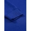 imagePRETTYGARDEN Womens 2025 Fall 2 Piece Outfits Long Sleeve Pullover Tops Wide Leg Pants Matching Lounge Sets Fashion ClothingRoyal Blue
