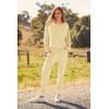 imagePRETTYGARDEN Womens Fall 2 Piece Lounge Set Long Sleeve Tops Ribbed Pants Spring Matching Sweatsuit Travel Outfits ClothesLight Khaki