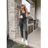 imagePRETTYGARDEN Womens Two Piece Outfit Sets Summer Casual Sleeveless Crewneck Tops Matching Travel Tracksuit Lounge WearDark Grey