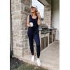 imagePRETTYGARDEN Womens Two Piece Outfit Sets Summer Casual Sleeveless Crewneck Tops Matching Travel Tracksuit Lounge WearNavy