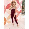 imagePRETTYGARDEN Womens Two Piece Outfit Sets Summer Casual Sleeveless Crewneck Tops Matching Travel Tracksuit Lounge WearWine Red