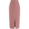 imagePRETTYGARDEN Corduroy Skirt Women Fall Fashion 2025 High Waisted Pencil Midi Skirts Business Casual Work Office Winter OutfitPink
