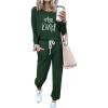 Patterned-dark Green