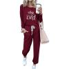Patterned-wine Red