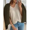 imagePRETTYGARDEN Womens 2025 Winter Faux Fur Coats Fuzzy Fleece Cropped Jackets Buttons Warm Casual Trendy Fall Fashion ClothesArmy Green
